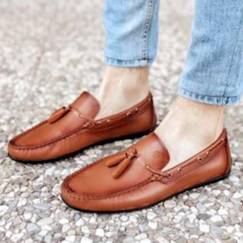 Tezcan Hakiki Deri 12222 Taba Deri Driver Tipi Hızlı Kargolama Yeni Ürün Şık Tasarım İş Düğün Parti İçin Uygun İndirim