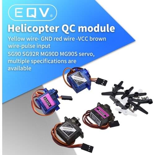 Smart Electronics Rc Mini Micro Classic servos 9g SG92R SG90 MG90S MG90D For RC Planes Fixed wing Aircraft model telecontro