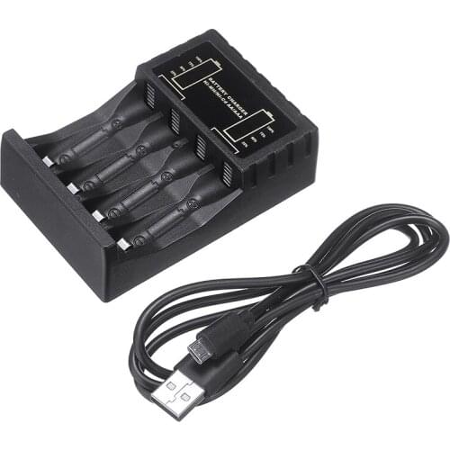 Battery Charger AA AAA NI-MH NI-CD Rechargeable Batteries With LED Indicator Rechargeable Batteries Accessories Parts