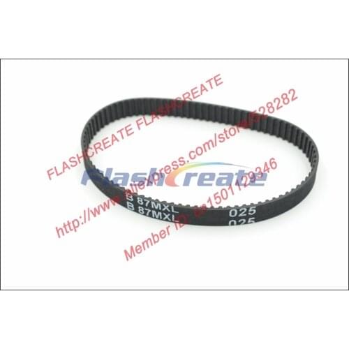 10pcs B87 MXL Timing Belt Teeth 87 Width 6.35mm Length 176.784mm B87MXL rubber Closed-Loop Synchronous Belt Fit MXL Pulley
