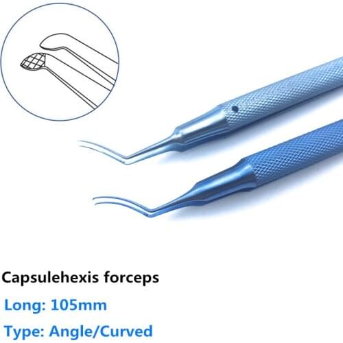105mm Titanium Ultrata Style Capsulorhexis Forcep ophthalmic eye instrument