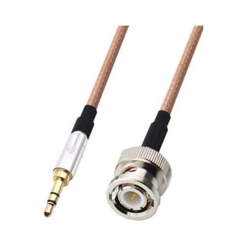 3.5mm Male to BNC Male Connector Pigtail Jumper RG316 Cable 50 ohm