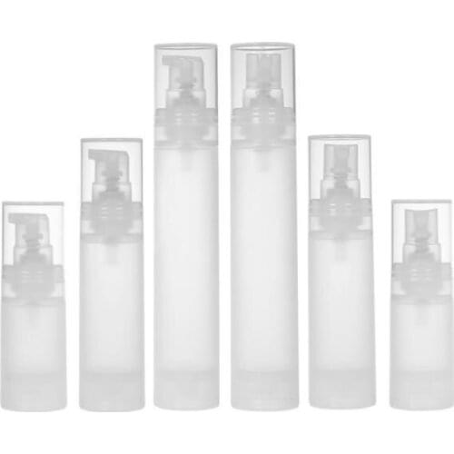 500pcs/lot 15ml 30ml 50ml Empty Airless Bottle Frosted/Matte Vacuum Pump Bottle Lotion Bottles With PP Materials SN306