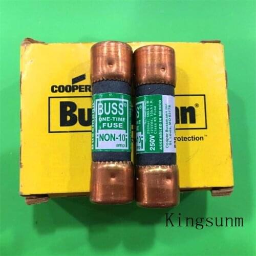 Free shipping 5pcs NON-10 CLASS K5 FUSE 14X51MM BUSSMANN 10A250 genuine