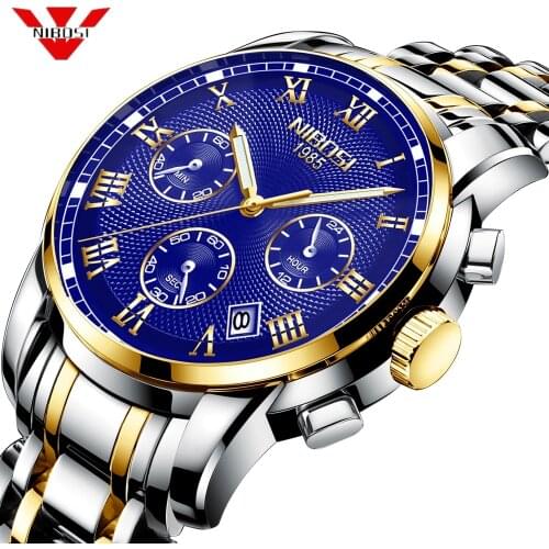 NIBOSI Top Brand Luxury Men Watch 30m Waterproof Date Clock Male Sports Watches Men Quartz Casual Wrist Watch Relogio Masculino