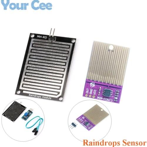 Raindrops Sensor Raindrops Detection Rain Weather Humidity Module Humidity Sensor Module 3.3-5V For Arduino