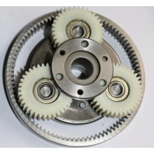 36Teeths Gear Diameter:38mm Thickness:12mm High-speed Electric Vehicle Motor Nylon Gear+Gear Ring+Clutch
