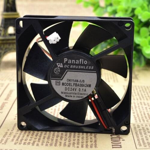 FOR Panaflo Panasonic 80258cm 24V 0.1A Inverter/Server cooling Fan FBA08A24M