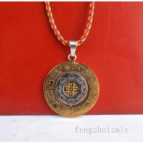Fengshui Chinese Zodiac Pendant Necklace + Five Thread String W1230
