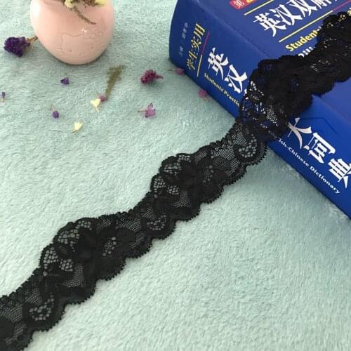 Model C2159,4.5 cm black lace, handmade