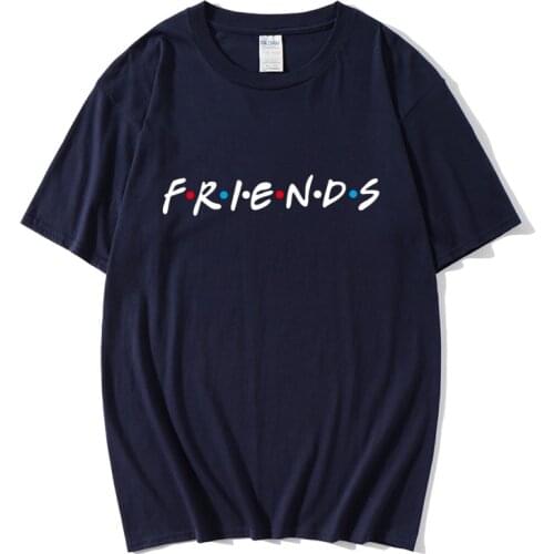 Fashion friends T-shirt femme alphabet print graphic T-shirt mens melanin black girl Friends TV Show T-shirt cotton cute T-shir