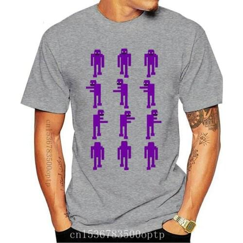 New Fnaf Purple Guy Sprites T Shirt Over Size 6xl Leisure Famous Spring Formal Tee Shirt 2021 Style Designing TShirt