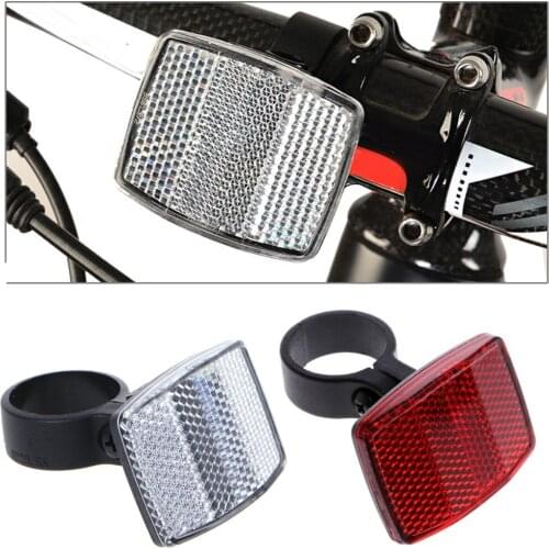Bicycle Bike Handlebar Reflector Reflective Front Rear Warning Light Safety Lens