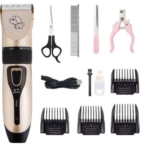 Rechargeable Dog Hair Trimmer USB Charging Electric Scissors Pet Hair Trimmer Animals Grooming Clippers Dog Hair Cut Machine
