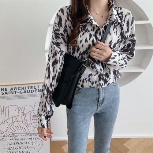 WWENN Leopard Blouses