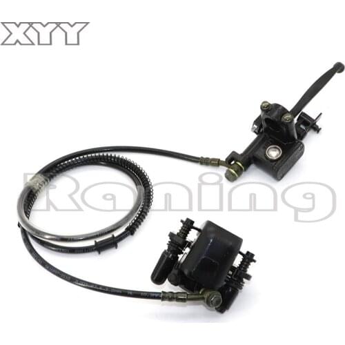 ATV Rear Brake Lever Assembly for 50 70 90 110 125 150cc Quad master cylinder caliper Chinese Left Hand bar grips