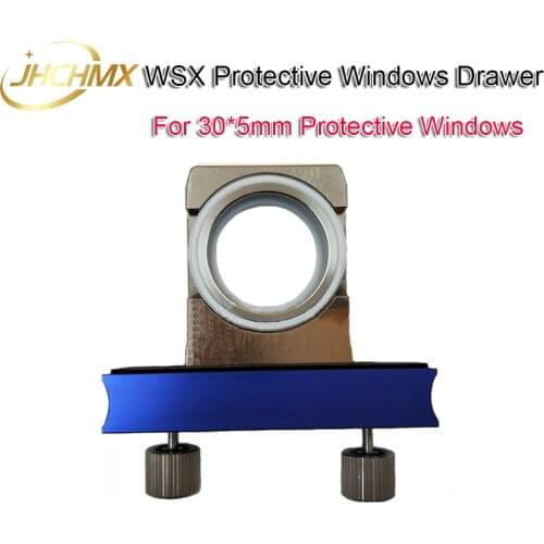 WXS Laser Cutting Head Parts 30*5mm Protective Windows Drawer Original Quality Protective Mirrors Holder 30*5mm Protection Lens