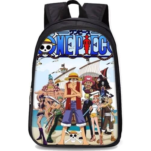 One Piece Luffy Casual 3d Backpack Anime teenagers Men womens Student Cartoon School Bags LaptopBag Toys For Kids