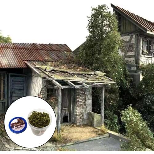 23g Artificial Miniatures Scatter Foliage Material Set for Railway Terrain Diorama Fairy Garden Dollhouse Accs