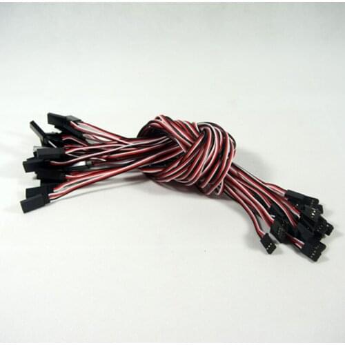 5Pcs Drone Plane Model Accessories 10cm 15cm 30cm 50cm Rc Servo Cable Extension Wire Male To Female Servo Extension Cable 150mm