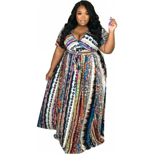 African Dresses For Women 2021 Africa Clothes Print Dashiki Ladies Clothing Africa Office Lady Dress Plus Size 5XL 4XL