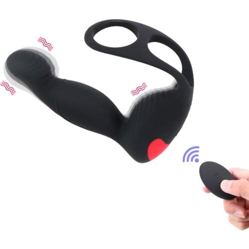 9 Mode Anal Vibrator Butt Plug Massager Delay Ejaculation Prostate Stimulator Sex Toys for men Adult Products