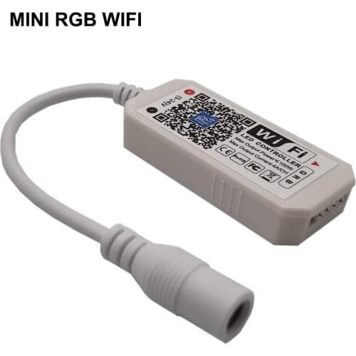 Magic Home DC5V 12V 24V Bluetooth-compatible Wireless WiFi Controller,RGB/RGBW IR RF LED for 5050 WS2811 WS2812B Pixel led strip