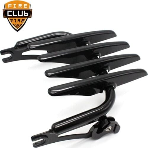 Motorcycle Black Detachable Stealth Luggage Rack For Harley Road King Street Glide 2009-2019 Electra Glide Ultra Classic Custom