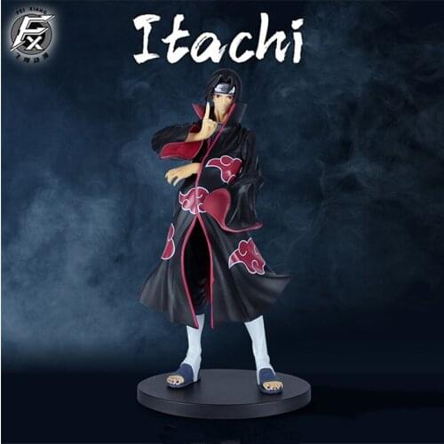 22cm Anime Naruto Shippuden Action Figure Toys Cool Itachi Collectible Model Cartoon Figurine For Birthday Gifts Kids Toys