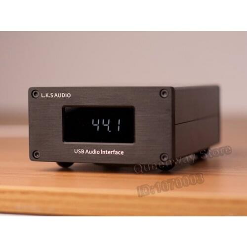 L.K.S Audio USB-100 USB Audio InterfaceI2S-E I2S-H PCM 44.1K~192K PCM44.1K~384K DSD64~DSD512 LPS-25-USB 5V linear powerForChoose