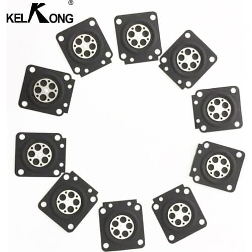 KELKONG 10pcs/Lot For ZAMA 180 Metering Diaphragm Membrances Gasket Parts Fit ZAMA180 192 Carburetor Repair Kit