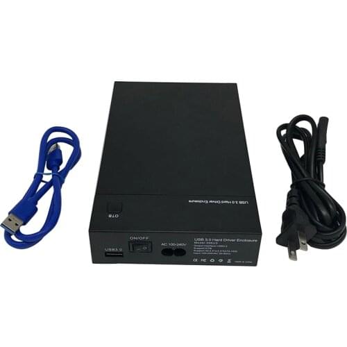 2.5" 3.5" SATA 5Gbps Hard Drive Disk Enclosure External SSD HDD Disk Case Support UASP Box 8TB Drives OTB Caddy Case