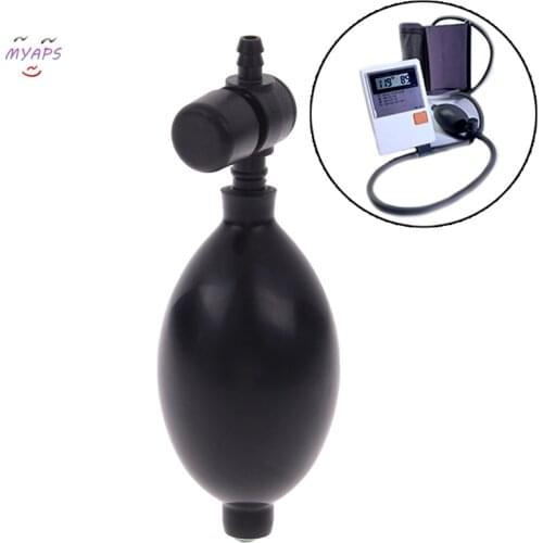 Medical Sphygmomanometer Tonometer Ball Blood Pressure Cervical Tractor Accessory Latex Air Inflation Balloon Bulb Pump Valve