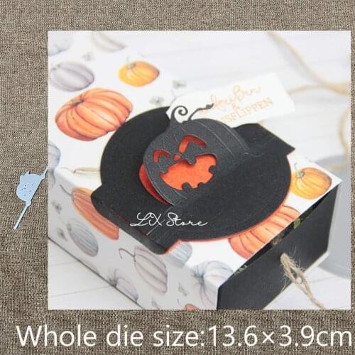 XLDesign Craft Metal Cutting Die Stencil Halloween ghost pumpkin strip Scrapbook Paper Card Craft Album DIY Embossing Die Cuts