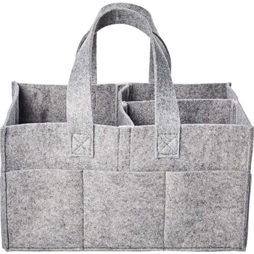 Soft Multifunctional Baby Diapers Caddy Bag Basket Organizer