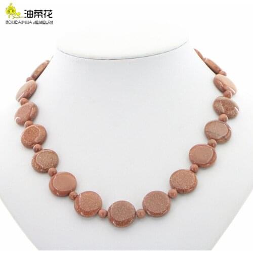 New Fashion Charm Natural Sands Sun GemsStone Jades Clavicle Necklace Jewelry 14 Styles Women Girls Banquet Christmas Gift Desig
