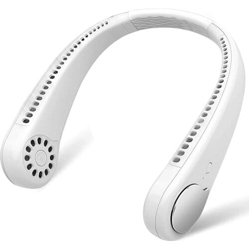Portable Neck Fan Hands Free Bladeless Neck Fan, 360 Celsiusooling Hanging Fan, USB Rechargeable Personal Neck Fan