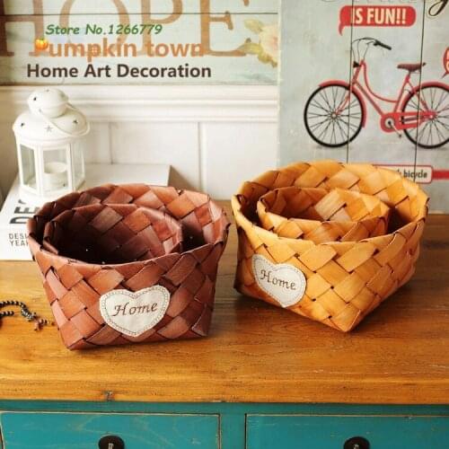 Pumpkin Town Home Decor Toy Storage Baskets