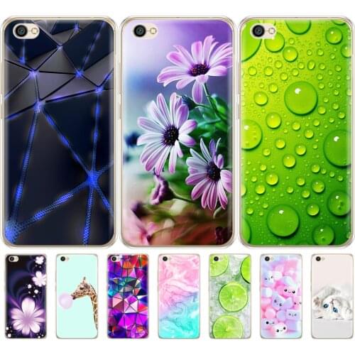 Silicone TPU Case For xiaomi Redmi Note 5A Case Cover for Redmi Note 5 A Cover For Redmi Note 5A Phone case Cat flower