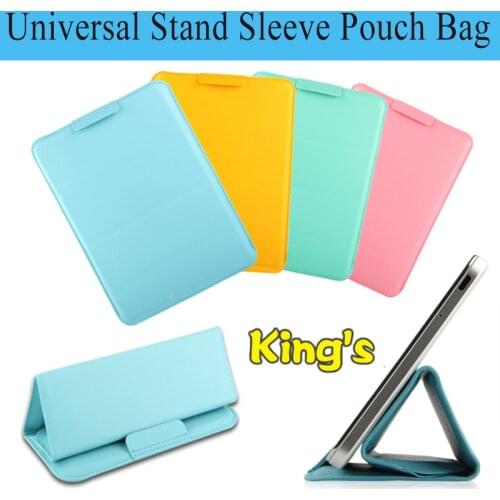 Ultra-thin PU Leather Case For Chuwi Hi10 10.1" PC bracket Universal Support Sleeve Pouch Liner Bag + free 3 gifts
