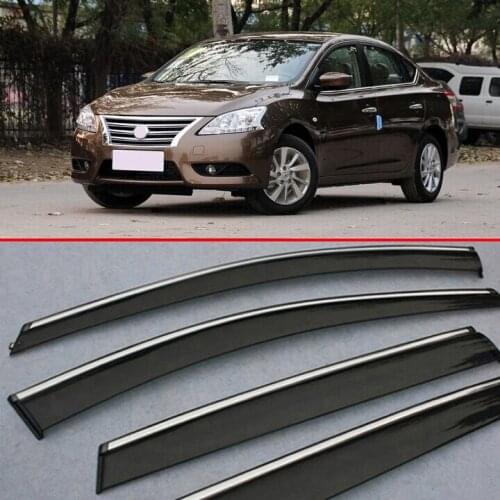 For Nissan Sentra 2012-2015 Window Wind Deflector Visor Rain/Sun Guard Vent