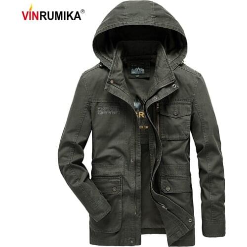 Мужские куртки с капюшоном VINRUMIKA China At AliExpress