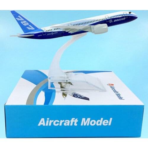 1:400 Scale B787 Airline Model Display Toy Airplane Aircraft Collection Kids Airliner Gift Show Souvenir F Standing Plane Show