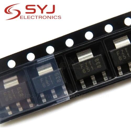 10pcs/lot FZT651TA FZT651 SOT-223 In Stock