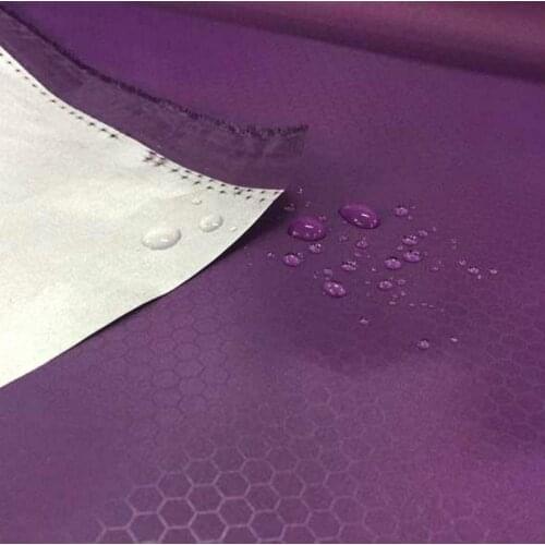 190T polyester taff honeycomb invisible grid umbrella cloth waterproof dustproof cloth awning tent shower curtain apron fabric