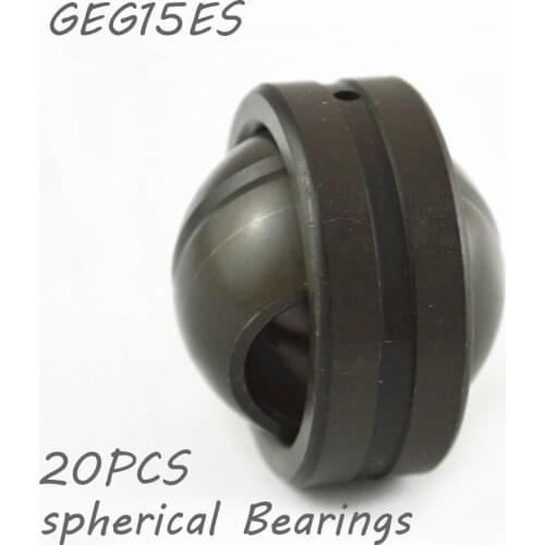 20pcs /lot 15mm Spherical Bushing Plain Bearing GEG15ES