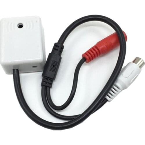 Audio Pick Up DC6-12V Power Wide Range Mic Audio Microphone CCTV Clear Sound Device for Camera DVR System