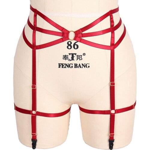 Bdsm Bondage Buttocks Stocking Harness Fashion Gentle Women Sexy Lingerie Fetish Pole Dance Rave Costume Accessories