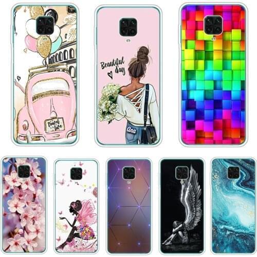 For Xiaomi Redmi Note 9S Cases Soft Tpu Phone Back On Redmi Note 9s Silicon Cover Redmi Note 9 s Bumpers Shell Funda