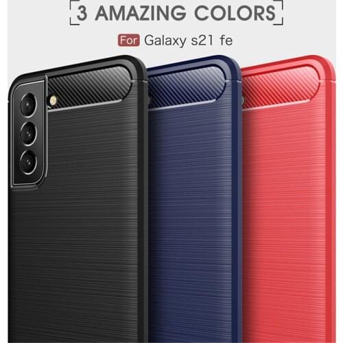 For Samsung Galaxy S21 FE Case Luxury Full Soft TPU Silicone Cover Case For Samsung S21 FE S 21 S21FE SamsungS21FE Phone Case